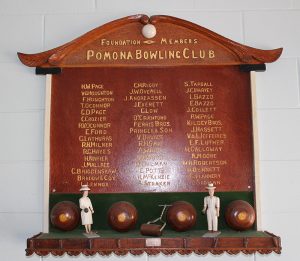 Foundation Members Pomona Bowling Club
